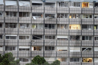 Buildings Struck By Iranian Ballistic Missile In Tel-Aviv