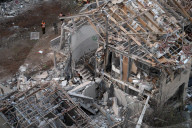 Buildings Struck By Iranian Ballistic Missile In Tel-Aviv