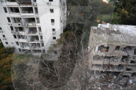 Buildings Struck By Iranian Ballistic Missile In Tel-Aviv