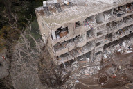Buildings Struck By Iranian Ballistic Missile In Tel-Aviv