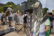 Protesters Rally At White House Against U.S. Strikes On Iranian Nuclear Sites