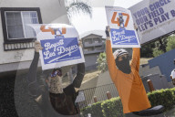 Anti-ICE Dodgers Protest