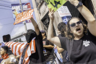 Anti-ICE Dodgers Protest