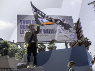 Anti-ICE Dodgers Protest