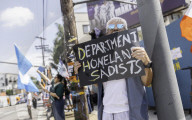 Anti-ICE Dodgers Protest