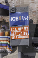 Anti-ICE Dodgers Protest