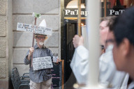 Corpus Christi Procession In Barcelona.