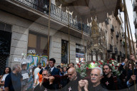Corpus Christi Procession In Barcelona.
