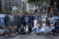 Corpus Christi Procession In Barcelona.