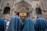 Corpus Christi Procession In Barcelona.