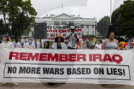 Anti-War Demonstrators Rally At White House Over US Iran Strikes
