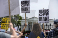 Anti-War Demonstrators Rally At White House Over US Iran Strikes