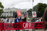Anti-War Demonstrators Rally At White House Over US Iran Strikes
