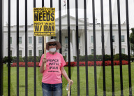 Anti-War Demonstrators Rally At White House Over US Iran Strikes