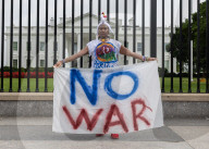 Anti-War Demonstrators Rally At White House Over US Iran Strikes