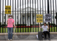 Anti-War Demonstrators Rally At White House Over US Iran Strikes