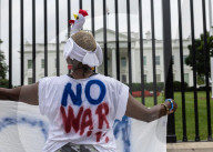 Anti-War Demonstrators Rally At White House Over US Iran Strikes