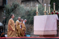 Celebration Corpus Christi Mass In Barcelona 