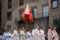 Celebration Corpus Christi Mass In Barcelona 