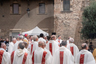 Celebration Corpus Christi Mass In Barcelona 
