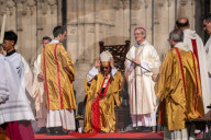 Celebration Corpus Christi Mass In Barcelona 