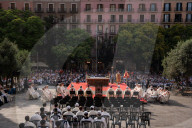 Celebration Corpus Christi Mass In Barcelona 