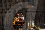 Celebration Corpus Christi Mass In Barcelona 