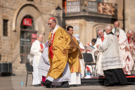 Celebration Corpus Christi Mass In Barcelona 