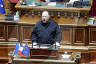 President Of The Rada, The Parliament Of Ukraine, Ruslan Stefantchuk At The French Senate