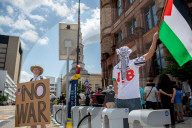 Iran War Protest In Cincinnati, OHio