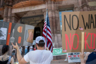 Iran War Protest In Cincinnati, OHio