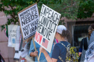 Iran War Protest In Cincinnati, OHio