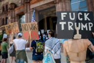 Iran War Protest In Cincinnati, OHio