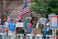 Iran War Protest In Cincinnati, OHio