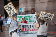 Iran War Protest In Cincinnati, OHio