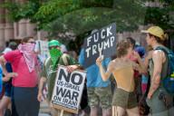 Iran War Protest In Cincinnati, OHio