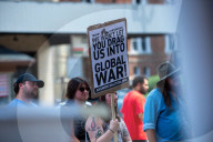Iran War Protest In Cincinnati, OHio