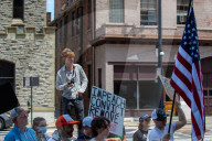 Iran War Protest In Cincinnati, OHio