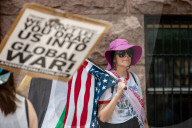 Iran War Protest In Cincinnati, OHio