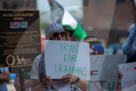 Iran War Protest In Cincinnati, OHio