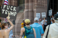 Iran War Protest In Cincinnati, OHio