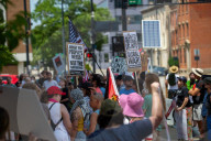 Iran War Protest In Cincinnati, OHio