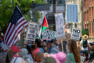 Iran War Protest In Cincinnati, OHio