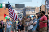 Iran War Protest In Cincinnati, OHio