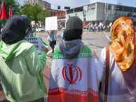 Woman With Israeli Flag Attacked During Edmonton Pro-Palestine Protest