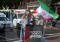Woman With Israeli Flag Attacked During Edmonton Pro-Palestine Protest