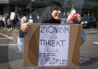 Woman With Israeli Flag Attacked During Edmonton Pro-Palestine Protest