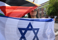 Woman With Israeli Flag Attacked During Edmonton Pro-Palestine Protest