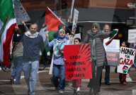 Woman With Israeli Flag Attacked During Edmonton Pro-Palestine Protest