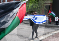 Woman With Israeli Flag Attacked During Edmonton Pro-Palestine Protest